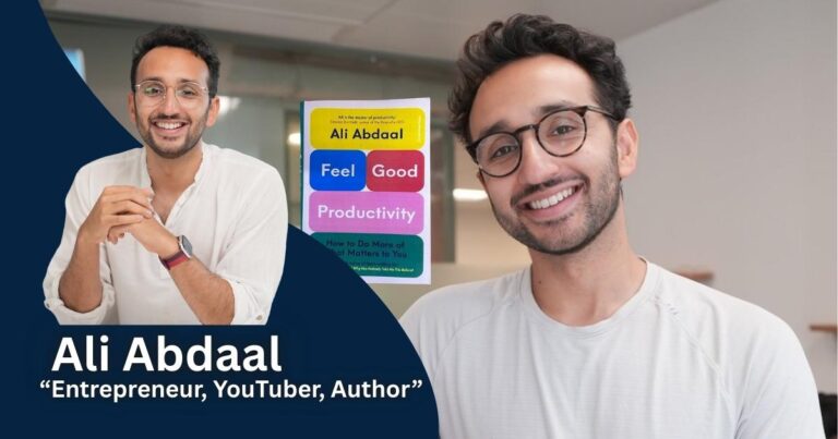 Ali Abdaal entrepreneur and YouTuber