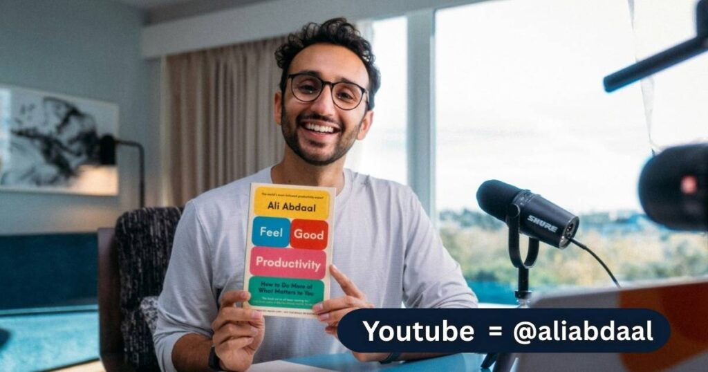 Ali Abdaal YouTube channel and content creation career