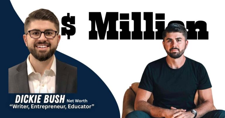 Dickie Bush net worth 2026 writer and Ship 30 for 30 co-founder