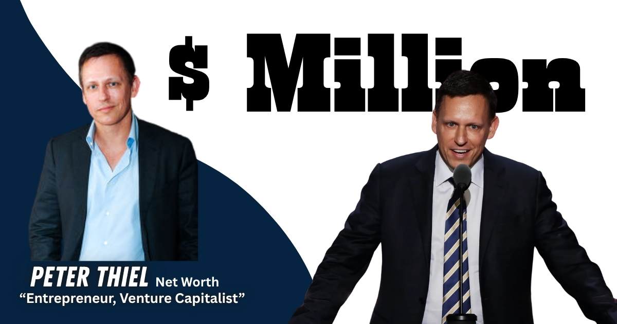 Peter Thiel net worth 2026 $16B PayPal Palantir investment success
