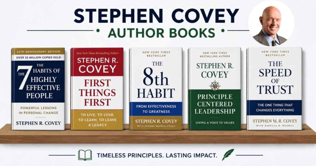 Stephen Covey books list 7 Habits and best selling titles