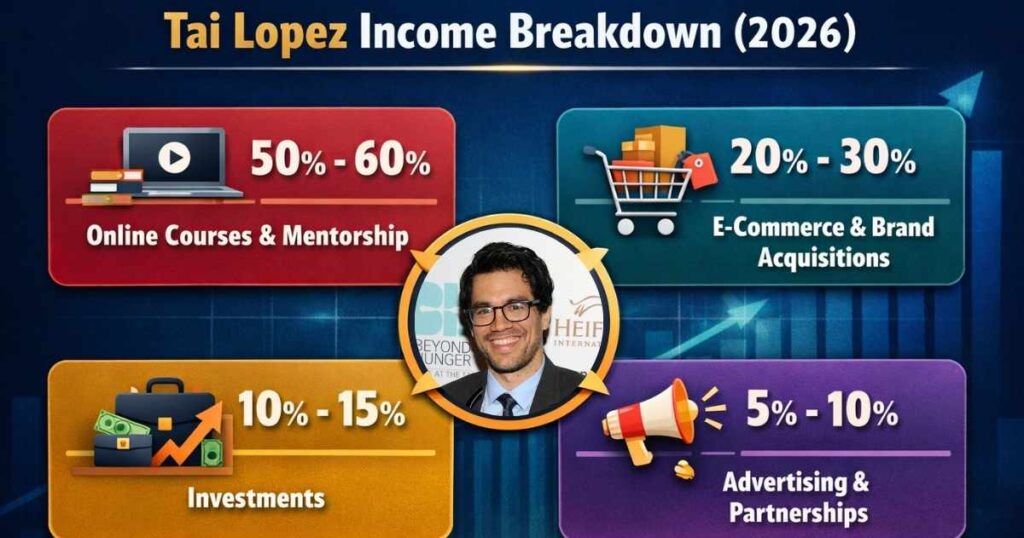 Tai Lopez Income Breakdown (2026)