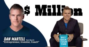 Dan Martell net worth 2026 showing SaaS Academy success, business growth and multi-million dollar entrepreneur lifestyle