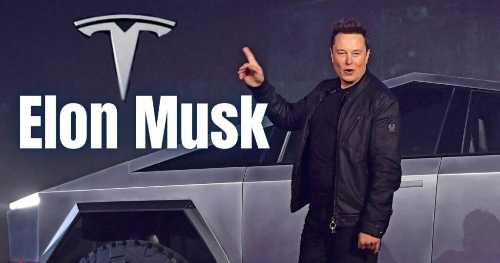 Illustration representing Elon Musk as a technology entrepreneur and CEO of Tesla and SpaceX