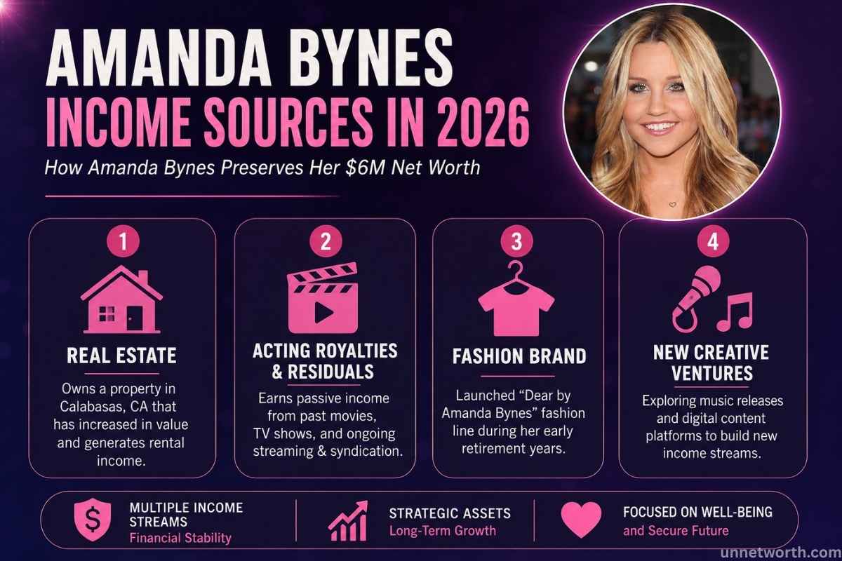 Amanda Bynes’ surprising wealth story in 2026 — from Nickelodeon fame to smart passive income