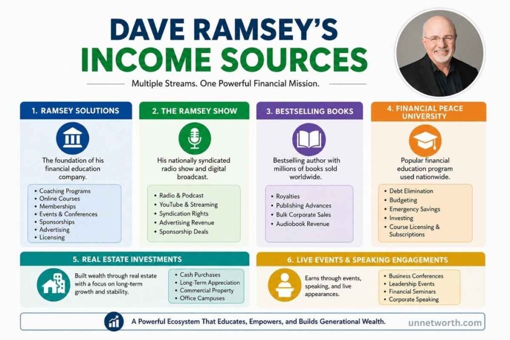 Dave Ramsey Income Sources infographic
