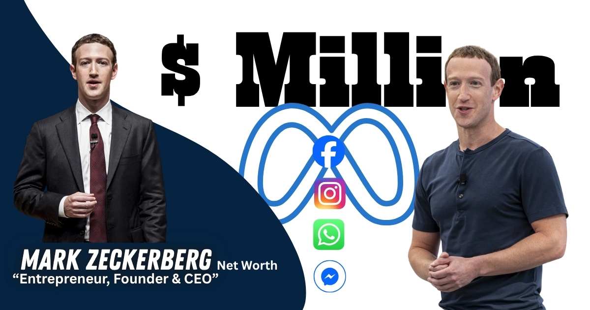 Mark Zuckerberg net worth 2026 overview showing Meta Platforms CEO wealth growth and billionaire ranking