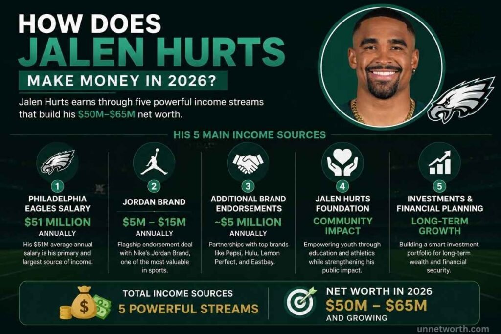 How Does Jalen Hurts Make Money in 2026?