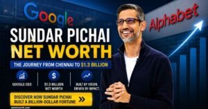 what is Sunder PIchai net worth in 2026?