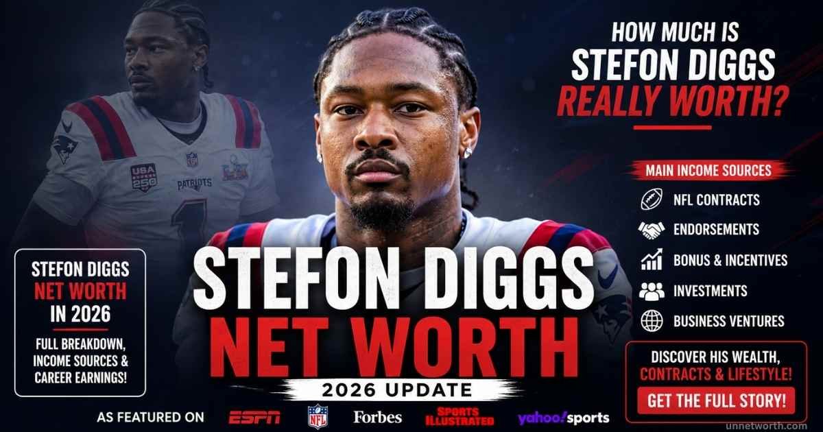 What is Stefon diggs net worth in 2026?